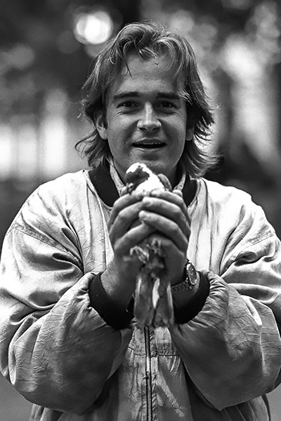 Hofgartenturnier 1993 - Andrej der Taubenflüsterer